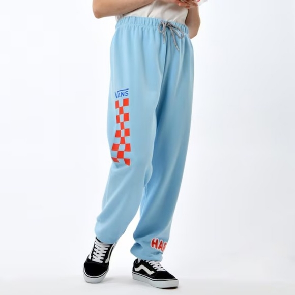 New Vans x Haribo Gummy Bear Baby Blue Sweatpants Sweats Women's XS, S, M, L, XL - Picture 4 of 11